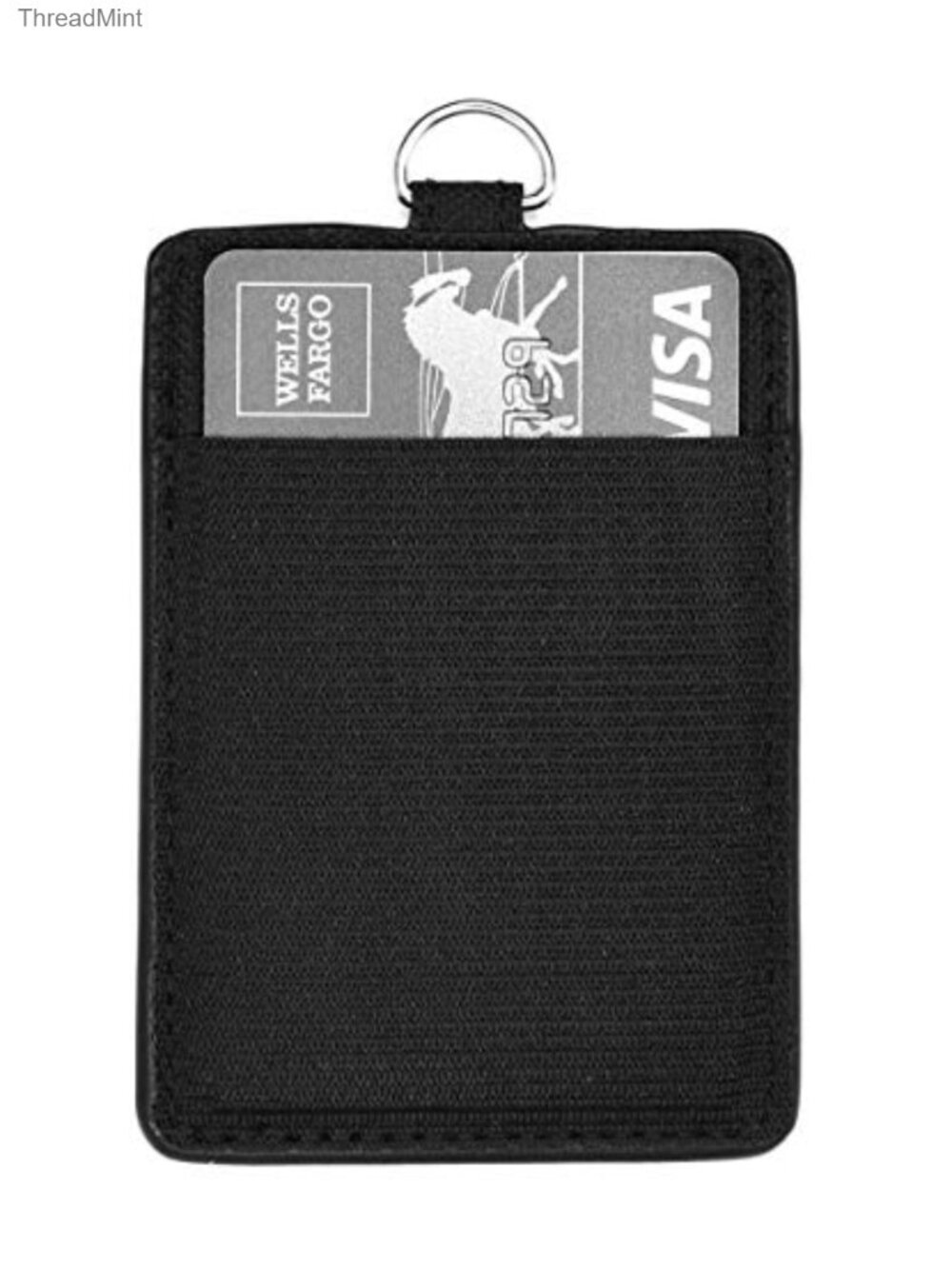 Slim RFID Card Holder Keychain Wallet Minimalist Handmade